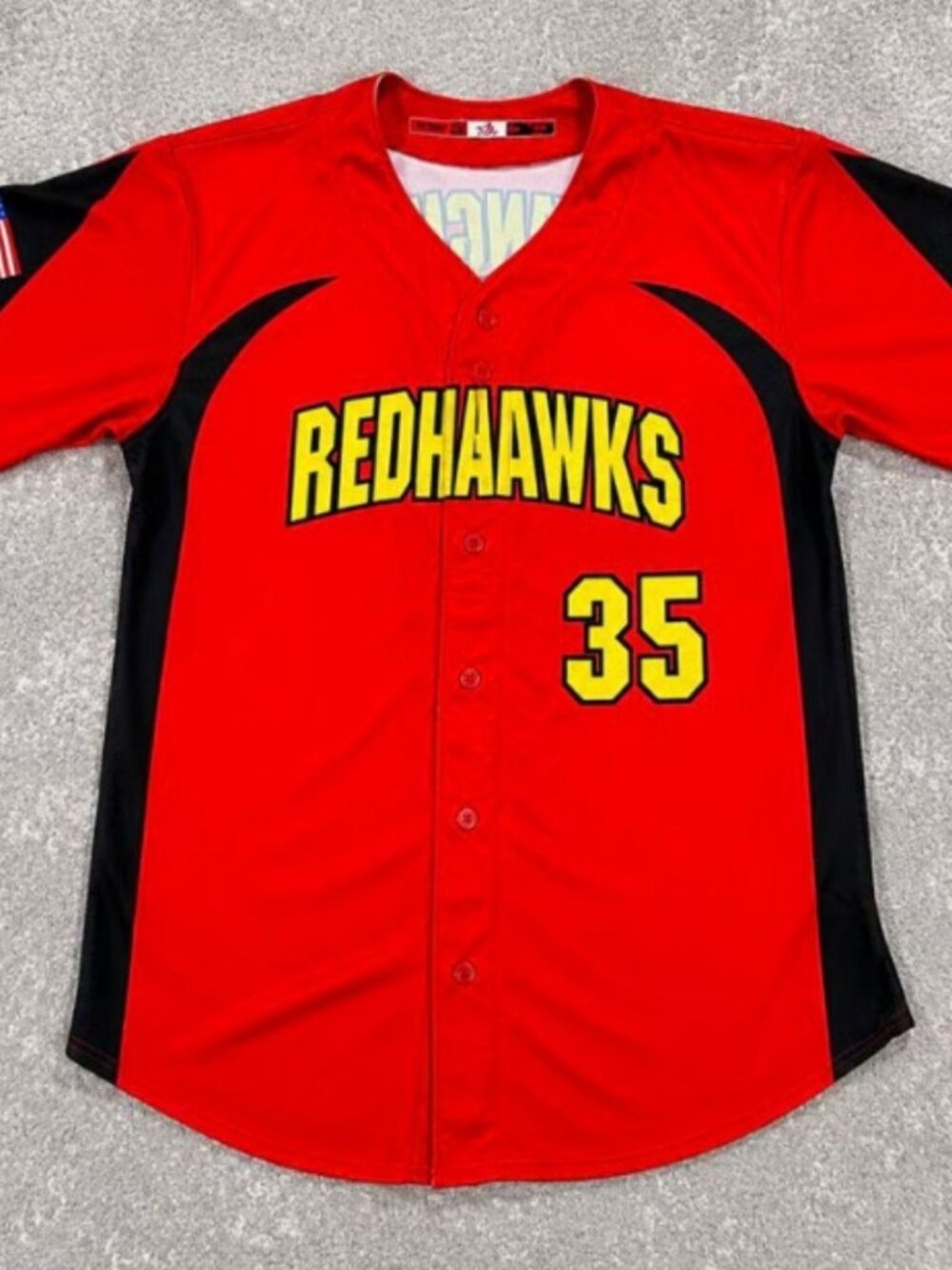 Vintage Graphic Red Baseball Tee
